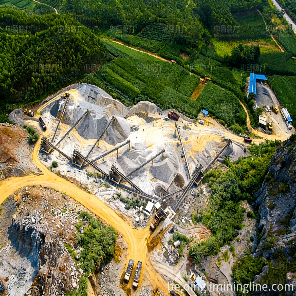 800 TPH Heavy Duty Fixed Crushing Plant